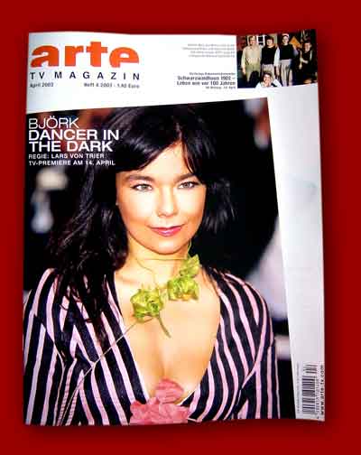 ARTE TV Magazin mit Björk-Cover