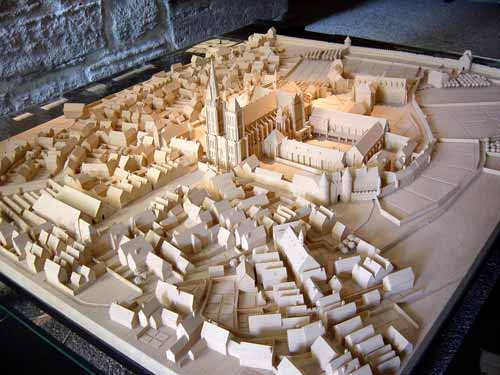Modell der Stadt St.Denis