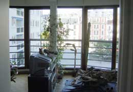 Blick aus Wohnzimmer